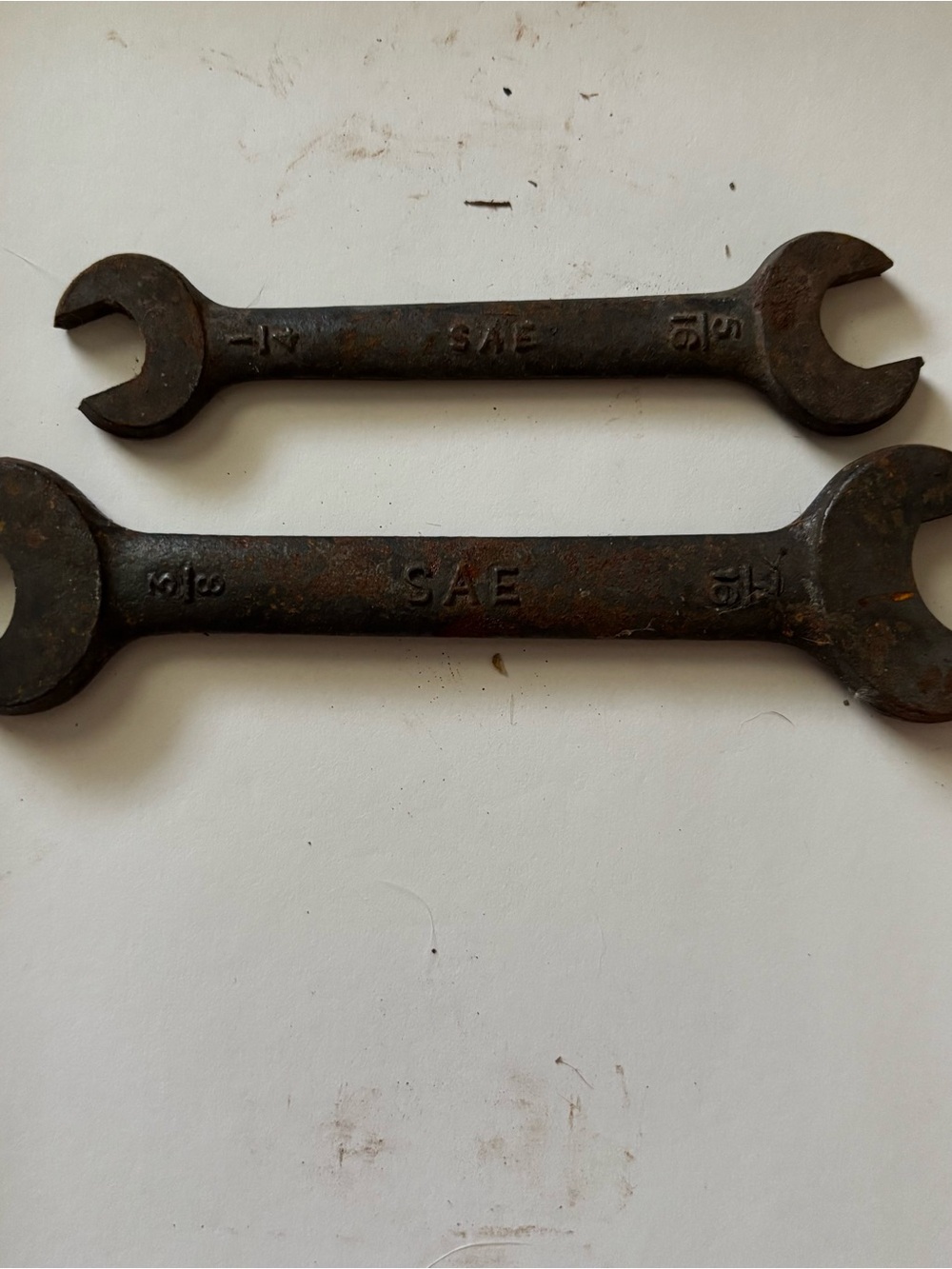 Vintage SAE Double-Ended Open Wrench Set